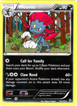 Weavile - Flashfire (Rare) [FLF-52]