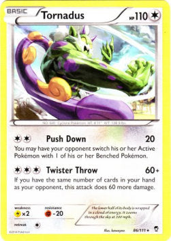 Tornadus - Furious Fists (Rare) [FFI-86]