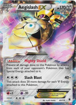 Aegislash EX - Phantom Forces (Ultra Rare) [PHF-65]
