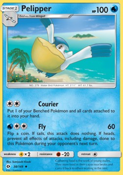 Pelipper - Sun & Moon (Uncommon) [SUM-38]