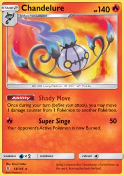 Chandelure - Guardians Rising (Holo Rare) [GRI-13]