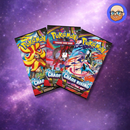 Pokémon TCG: Mega Evolution Chaos Rising - 3-Pack - PokePals UK