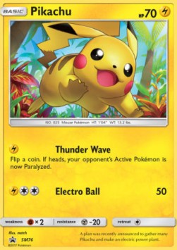 Pikachu - SM Black Star Promos (Promo) [SM-76]