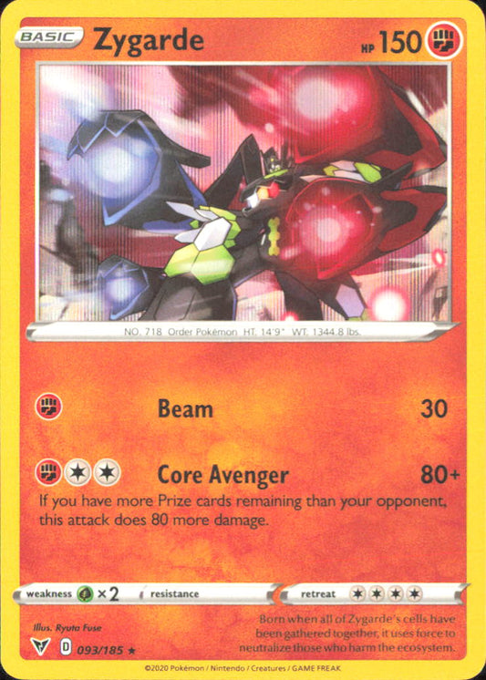 Zygarde SWSH04: Vivid Voltage 093/185 NM - Pokemon TCG