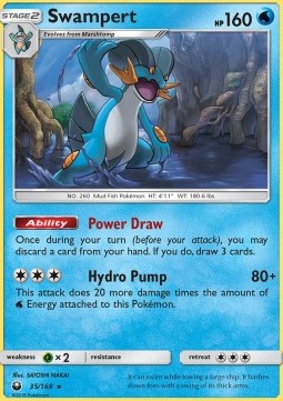 Swampert⁣ - Celestial Storm⁣ (Rare)⁣ [35]