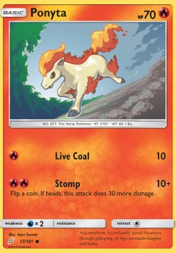 Ponyta - Team Up (Common) [TEU-17]