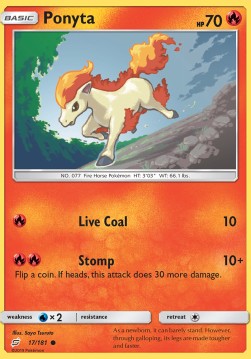 Ponyta⁣ - Team Up⁣ (Common)⁣ [17]