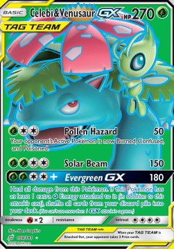 Celebi & Venusaur GX - Team Up (Ultra Rare) [TEU-159]