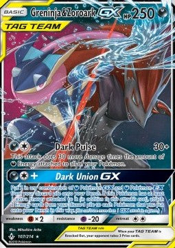 Greninja & Zoroark GX - Unbroken Bonds (Ultra Rare) [UNB-107]