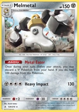 Melmetal⁣ - Unbroken Bonds⁣ (Holo Rare)⁣ [129]