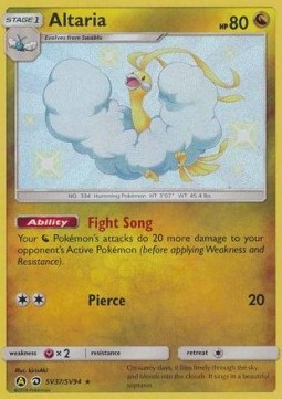 Altaria⁣ - Hidden Fates⁣ (Secret Rare)⁣ [SV37]