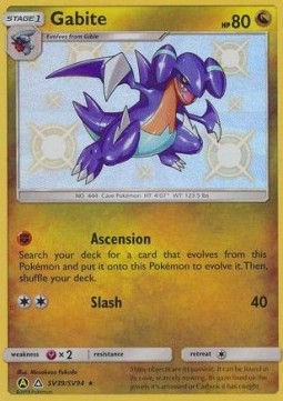 Gabite - Hidden Fates (Holo Rare) [HIF-SV39]