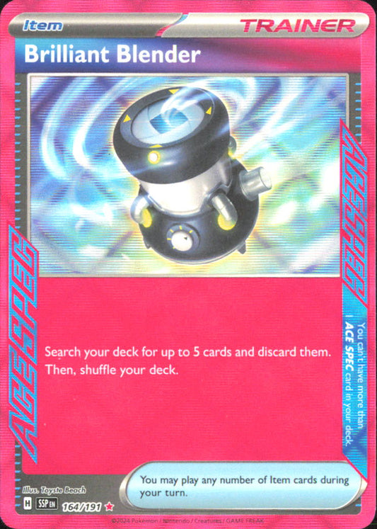 Brilliant Blender SV08: Surging Sparks 164/191 NM - Pokemon TCG