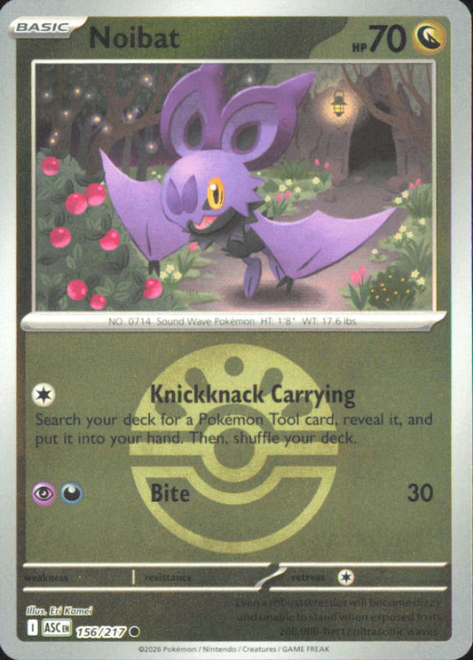 Noibat (Friend Ball) ME: Ascended Heroes 156/217 NM - Pokemon TCG