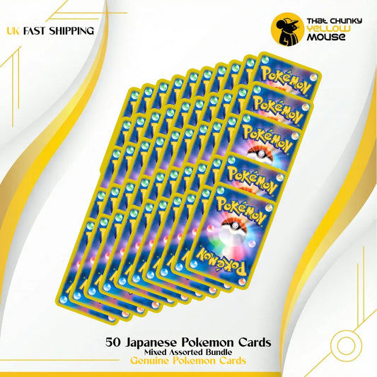 TCYM Genuine Pokemon TCG 50 Japanese Cards - PokePals UK
