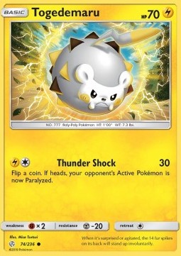 Togedemaru - Cosmic Eclipse (Common) [CEC-74]