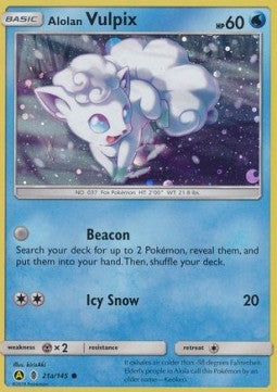 Alolan Vulpix⁣ - Guardians Rising⁣ (Promo)⁣ [21a]