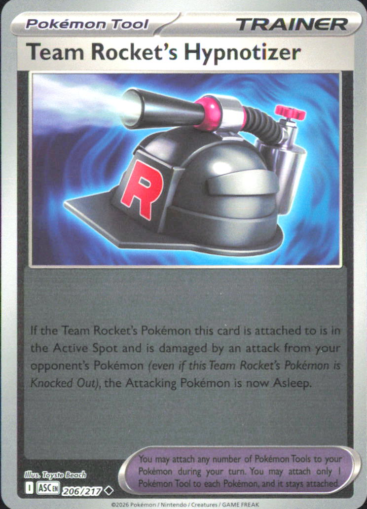 Team Rocket's Hypnotizer ME: Ascended Heroes 206/217 NM - Pokemon TCG