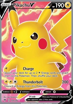 Pikachu V⁣ - Vivid Voltage⁣ (Ultra Rare)⁣ [170]