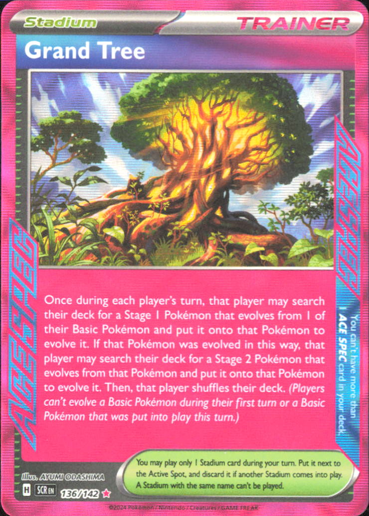 Grand Tree SV07: Stellar Crown 136/142 NM - Pokemon TCG