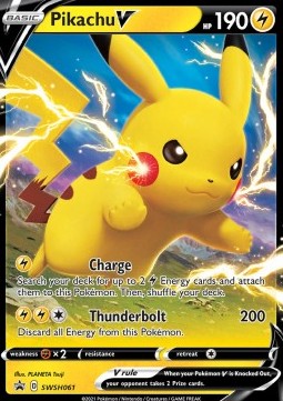 Pikachu V - SWSH Black Star Promos (Promo) [SWSH-061]