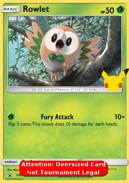 Rowlet⁣ - SM Black Star Promos⁣ (Oversized)⁣ [01]