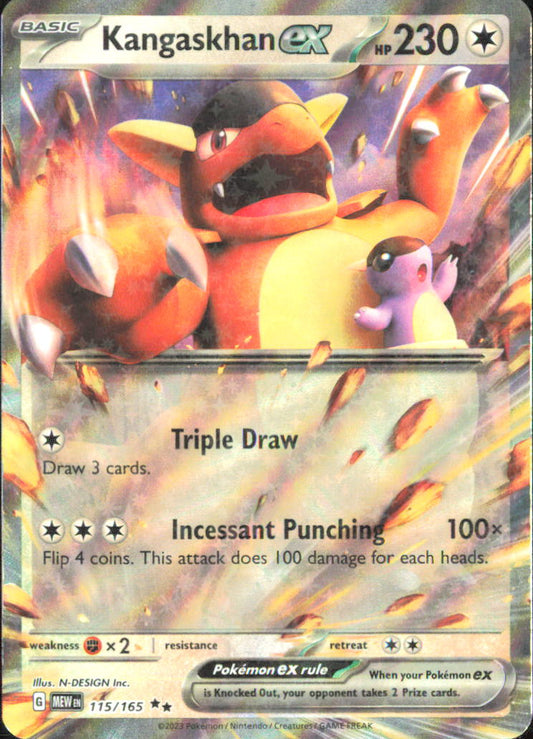 Kangaskhan ex SV: Scarlet & Violet 151 115/165 NM - Pokemon TCG