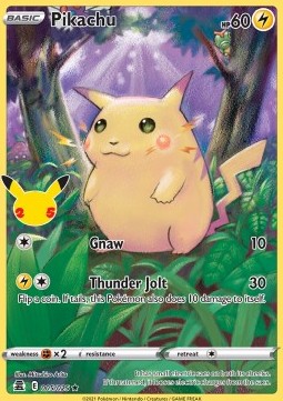 Pikachu - Celebrations (Holo Rare) [CEL-005]