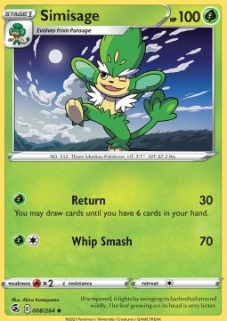 Simisage - Fusion Strike (Uncommon) [FST-008]