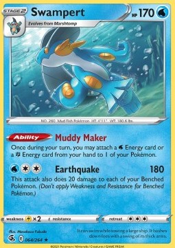 Swampert - Fusion Strike (Holo Rare) [FST-064]
