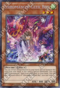 Libromancer Geek Boy (V.1 - Secret Rare)⁣ - Battle of Chaos⁣ (Secret Rare)⁣ [000]