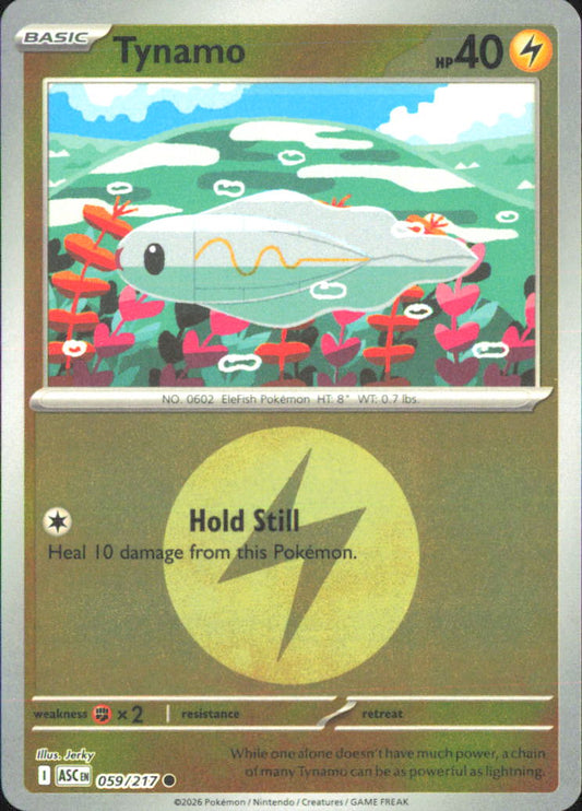 Tynamo (Energy Symbol Pattern) ME: Ascended Heroes 059/217 NM - Pokemon TCG