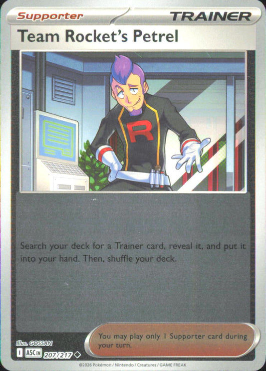 Team Rocket's Petrel ME: Ascended Heroes 207/217 NM - Pokemon TCG