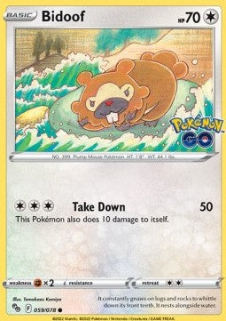 Bidoof - Pokémon GO (Common) [PGO-059]