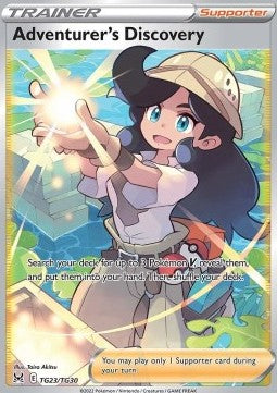 Adventurer's Discovery - Lost Origin (Ultra Rare) [LOR-TG23]