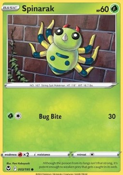 Spinarak - Silver Tempest (Common) [SIT-003]