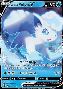 Alolan Vulpix V - Silver Tempest (Ultra Rare) [SIT-033]