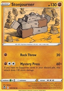 Stonjourner - Silver Tempest (Uncommon) [SIT-101]