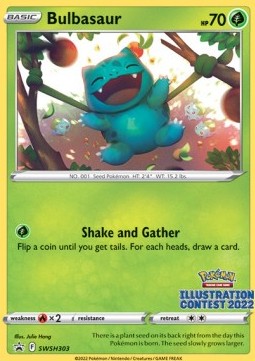 Bulbasaur⁣ - SWSH Black Star Promos⁣ (Promo)⁣ [303]