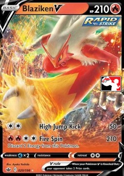 Blaziken V⁣ - Play! Pokémon Prize Pack Series One⁣ (Promo)⁣ [CRE 020]