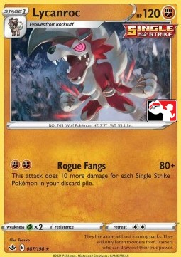 Lycanroc - Play! Pokémon Prize Pack Series One (Promo) [PPS1-CRE 087]
