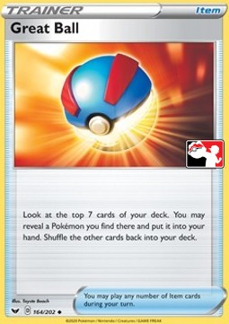 Great Ball - Play! Pokémon Prize Pack Series One (Promo) [PPS1-SSH 164]