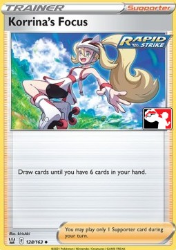 Korrina's Focus - Play! Pokémon Prize Pack Series One (Promo) [PPS1-BST 128]