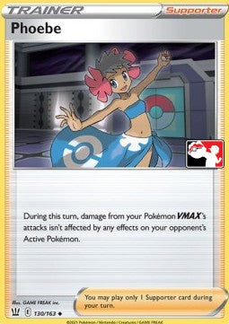 Phoebe - Play! Pokémon Prize Pack Series One (Promo) [PPS1-BST 130]