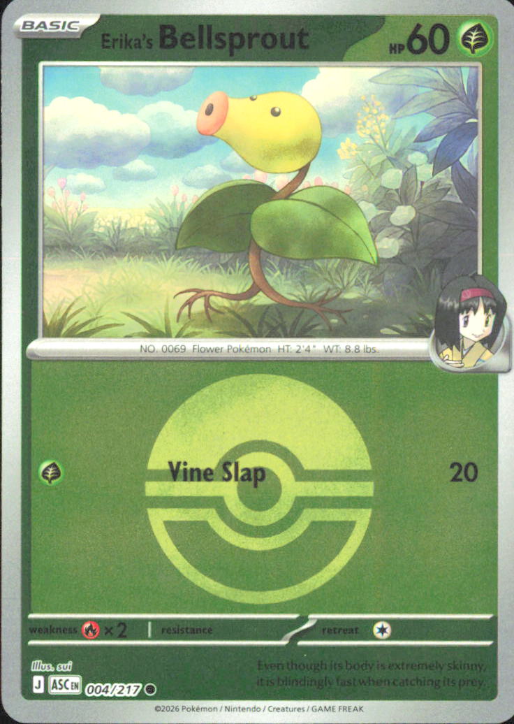 Erika's Bellsprout (Poke Ball) ME: Ascended Heroes 004/217 NM - Pokemon TCG
