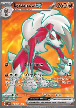 Lycanroc ex - Paldea Evolved (Ultra Rare) [PAL-241]