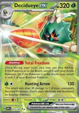 Decidueye ex - Obsidian Flames (Double Rare) [OBF-015]