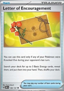 Letter of Encouragement - Obsidian Flames (Uncommon) [OBF-189]