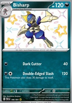 Bisharp - Paldean Fates (Shiny Rare) [PAF-186]