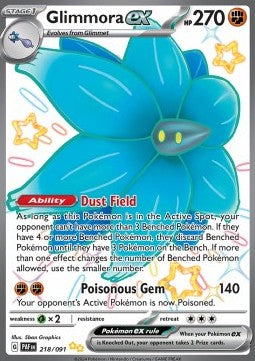 Glimmora ex - Paldean Fates (Shiny Ultra Rare) [PAF-218]